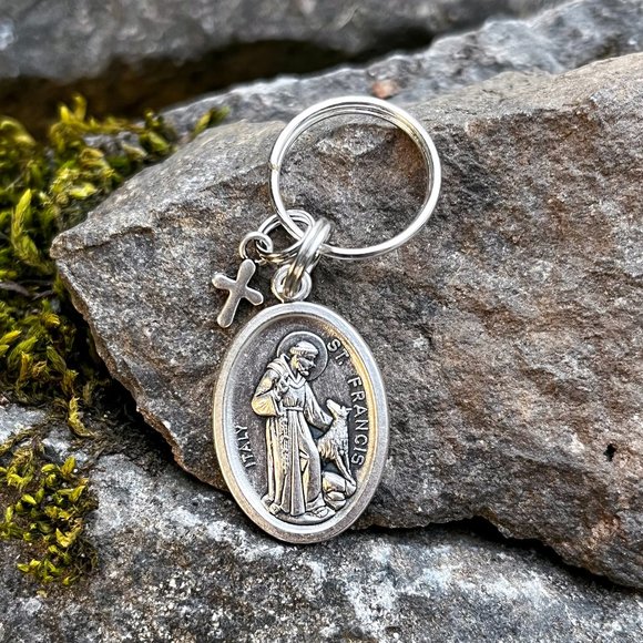 St. Francis Pet Collar Medal - Picture 4 of 4